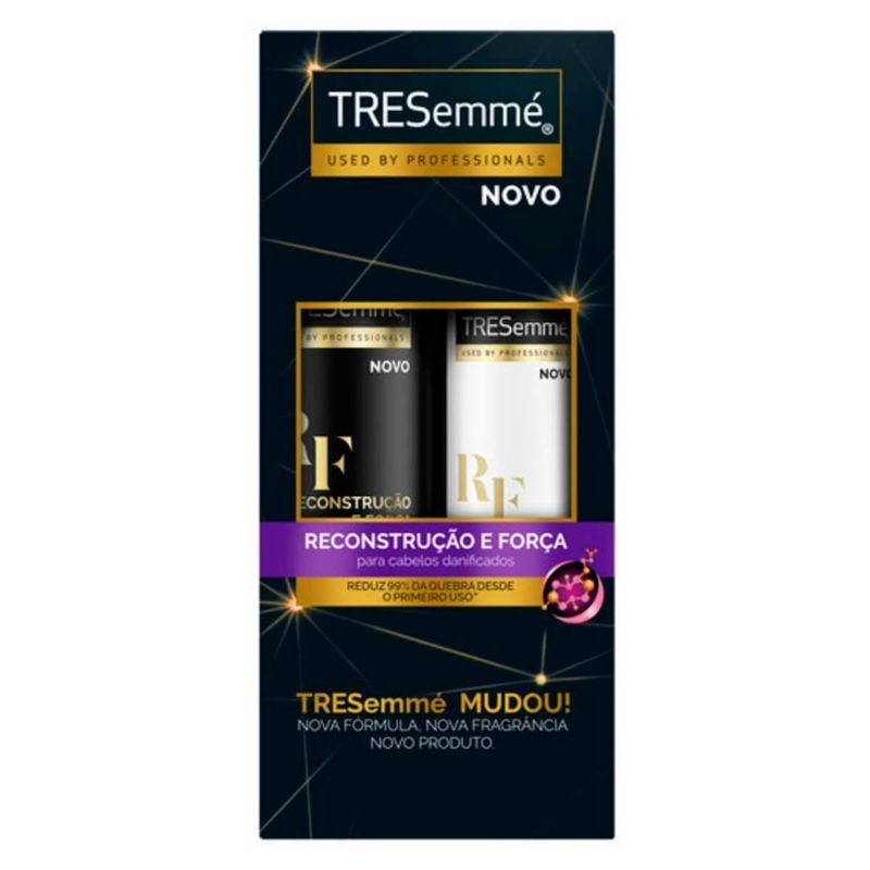KIT TRESEMME SH 400ML+COND200 ML RECONSTRUCAO E FORCA KIT TRESEMME SH 400ML+COND200 ML RECONSTRUÇÃO E FORÇA
