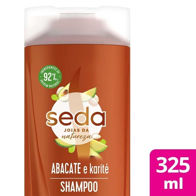 SH SEDA ABACATE E KARITE 325ML SH SEDA BOMBA DE NUTRIÇÃO 325ML