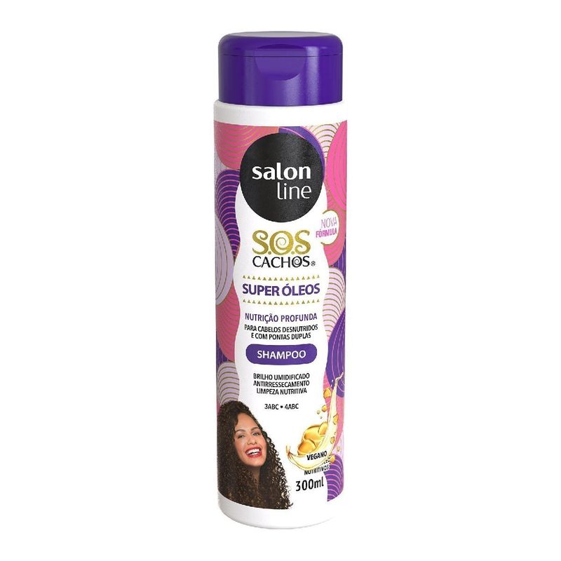 SH SALON LINE SUPER OLEOS 300ML SH SALON LINE NUTRITIVO 300ML