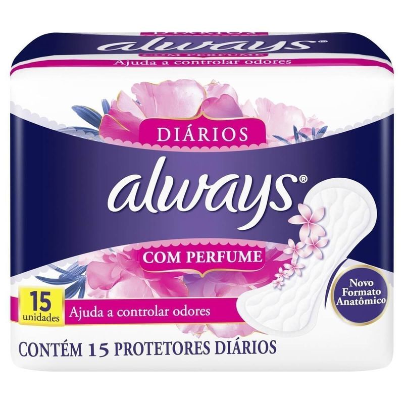 ABS ALWAYS DIARIO COM PERFUME C/ 15 UND ABS ALWAYS DIARIO COM PERFUME C/ 15 UND