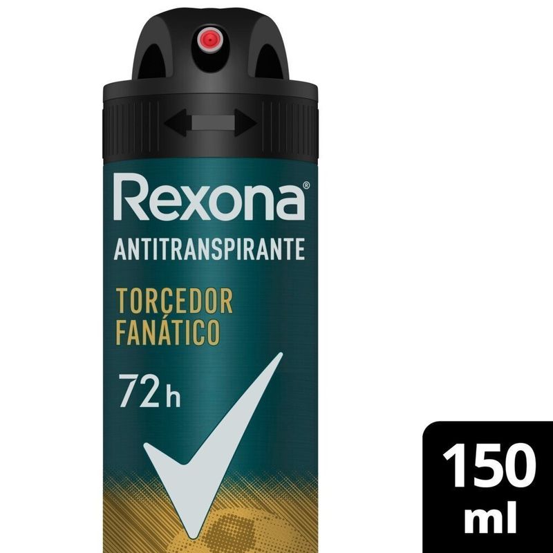 DES AERO REXONA MASC TORCEDOR FANATIC 90G DES AERO REXONA MASC TORCEDOR FANATIC 90G