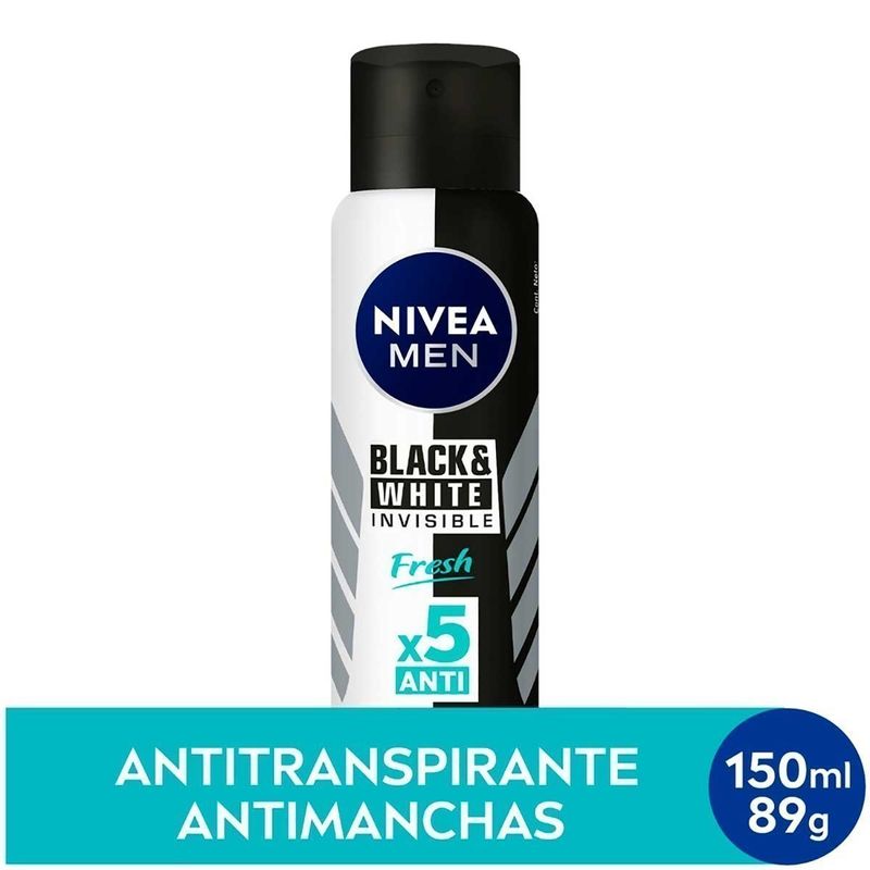 DES AERO NIVEA MEN INVISIBLE BLACK&WHITE FRESH ANTI 150M/89G