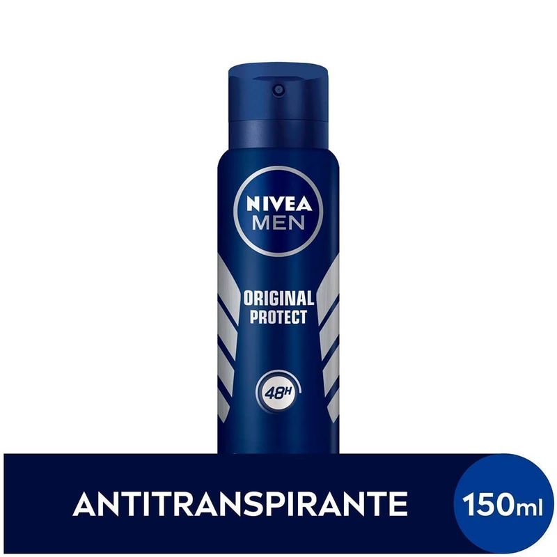 DES AERO NIVEA MEN ORIGINAL PROTECT ANTI TRANSP 150ML/90G DES AERO NIVEA MEN ORIGINAL PROTECT ANTI TRANSP 150ML/90G