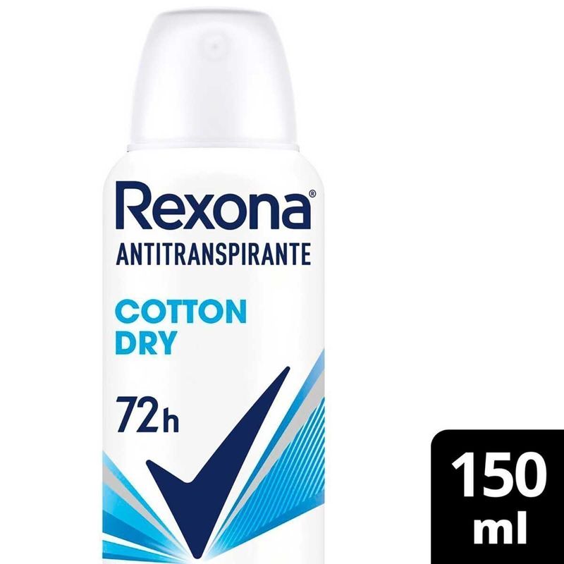 DES AERO REXONA FEM COTTON DRY 150ML DES AERO REXONA FEM COTTON DRY 150ML