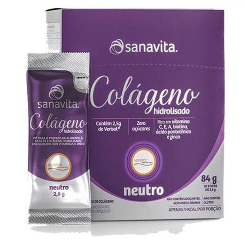 COLAGENO VERISOL SANAVITA NEUTRO 30 SACHES COLAGENO VERISOL SANAVITA NEUTRO 30 SACHES