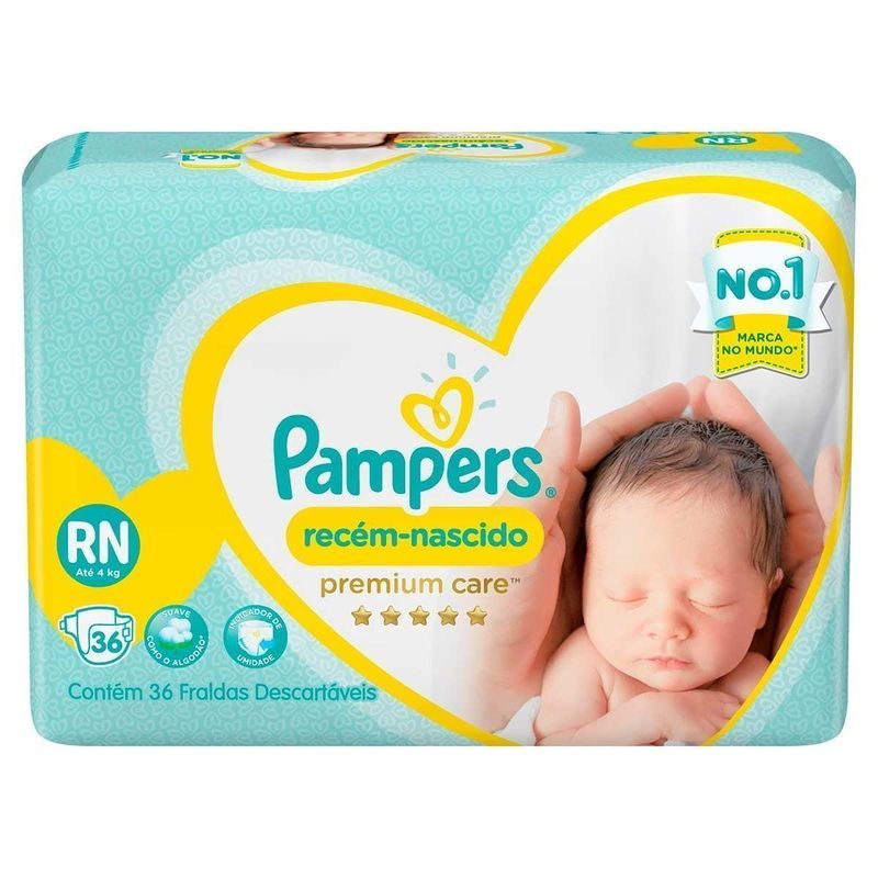 FRALDA PAMPERS RN C/36 FRALDA PAMPERS RN C/36