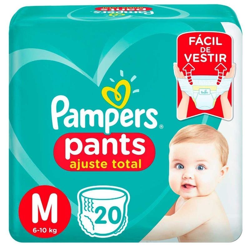 FRALDA PAMPERS PANTS M 20UNID FRALDA PAMPERS PANTS M 20UNID
