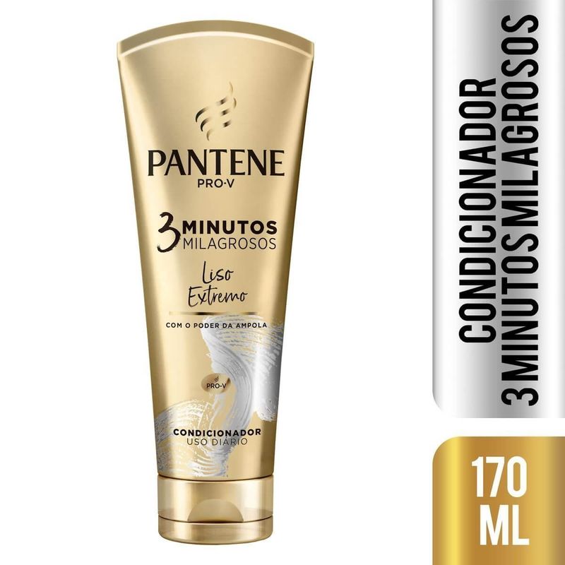 COND PANTENE 3MIN MILAGROS NUTRICAO UMECTANTE 170ML COND PANTENE 3MIN MILAGROSOS LISO EXTREMO 170ML COND PANTENE 3MIN MILAGROS NUTRICAO UMECTANTE 170ML COND PANTENE 3MIN MILAGROSOS LISO EXTREMO 170ML
