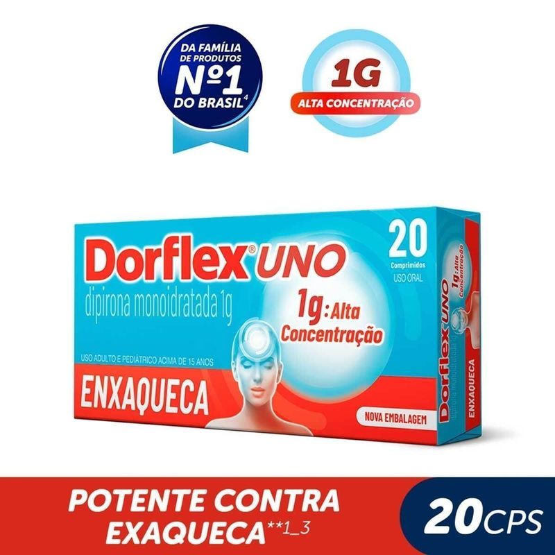 DORFLEX UNO 1G C/20 COMP DORFLEX UNO 1G C/20 COMP