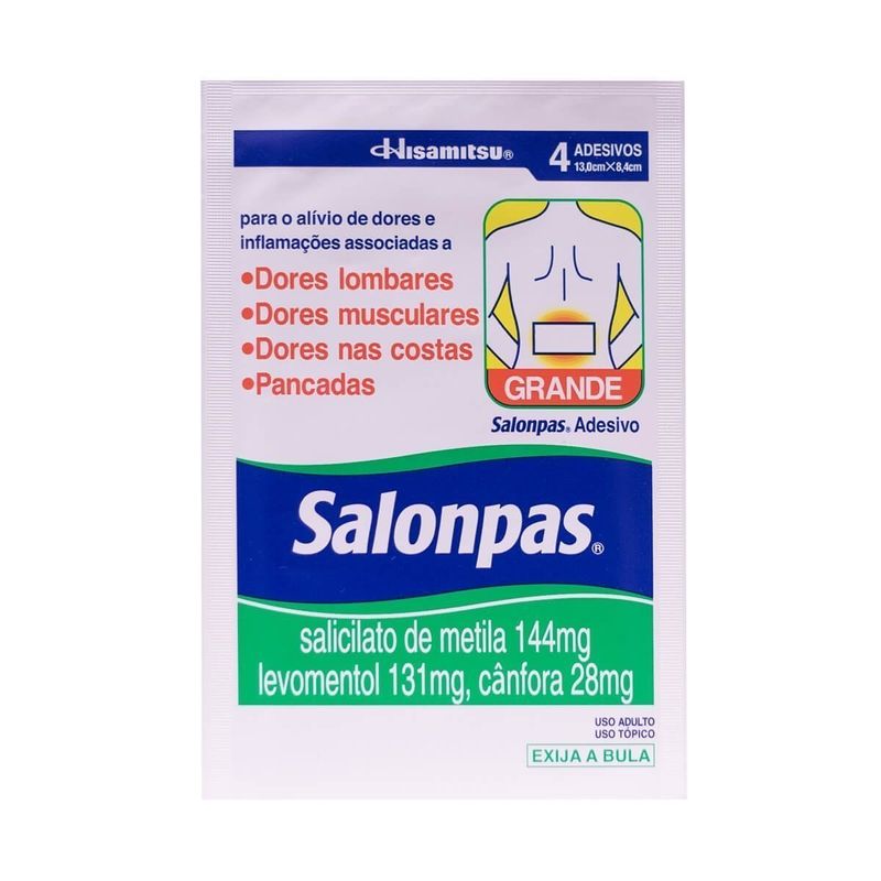 SALONPAS EMPLASTRO GR 4 UND SALONPAS EMPLASTRO GR 4 UND