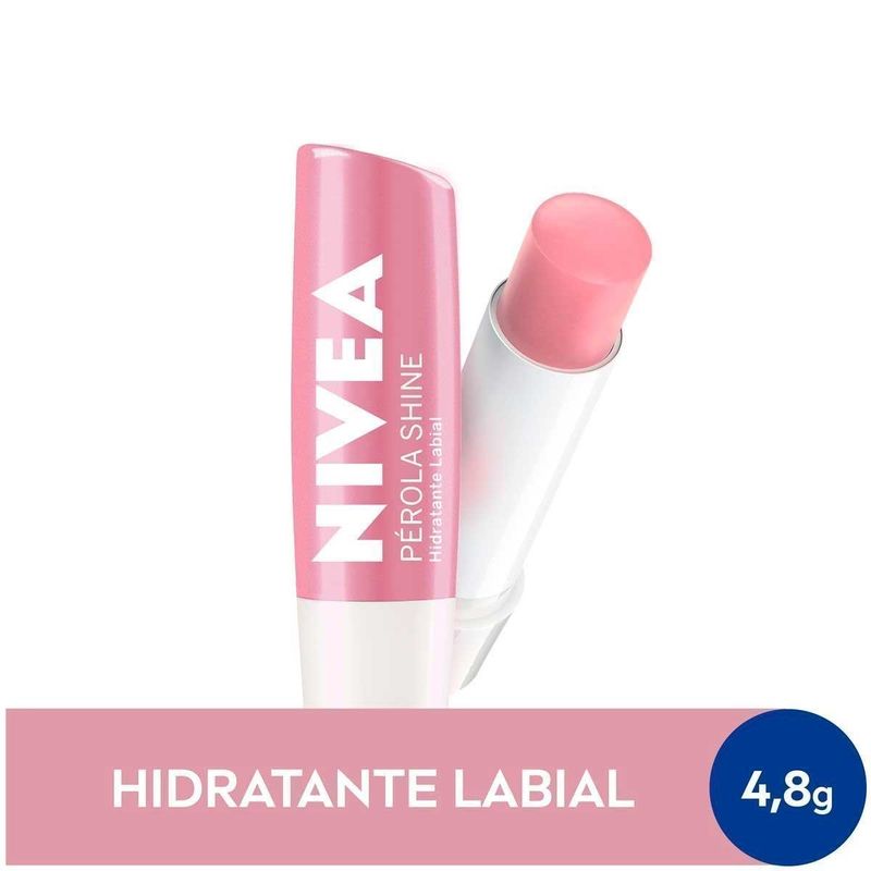 PROT LABIAL NIVEA PEROLA SHINE 4,8G PROT LABIAL NIVEA PEROLA SHINE 4,8G