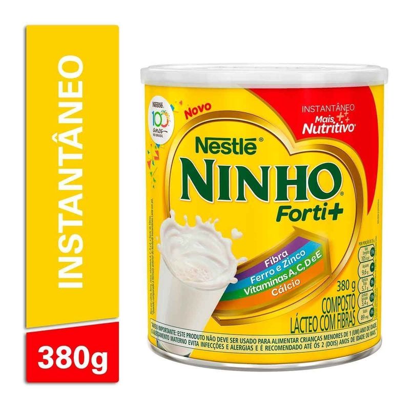 COMPOSTO LACTEO NINHO INSTANTANEO 380G LEITE NINHO INSTANTANEO 380G COMPOSTO LACTEO NINHO INSTANTANEO 380G LEITE NINHO INSTANTANEO 380G