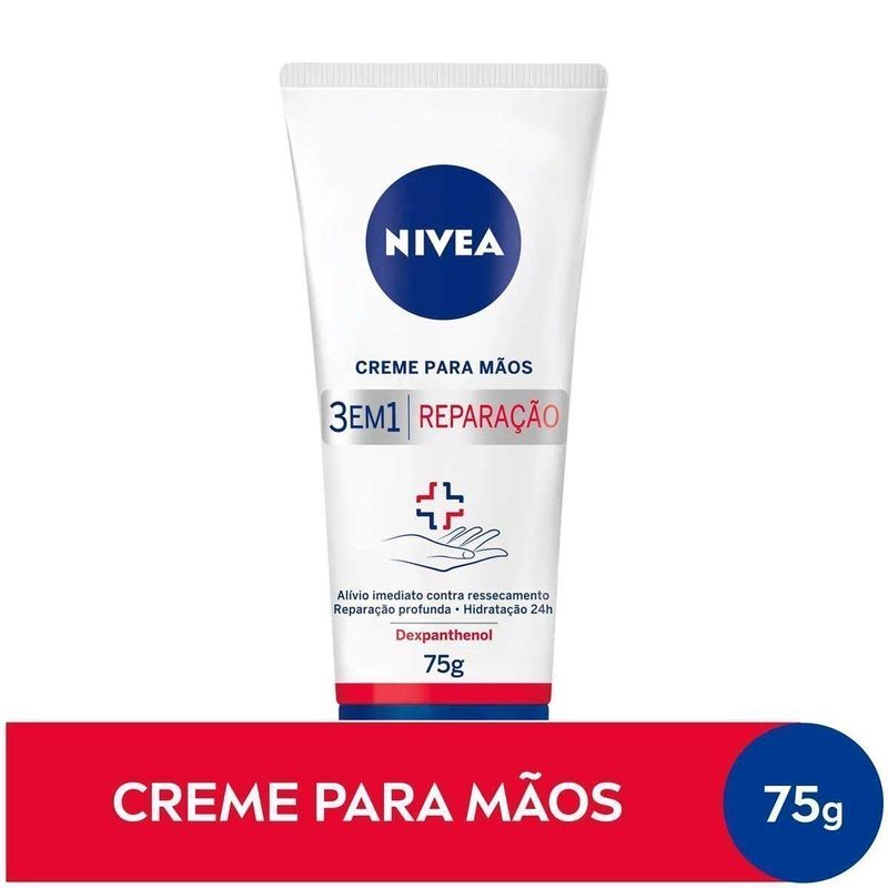 CR NIVEA P/MAOS REAPARACAO 75G CR NIVEA P/MÃOS REAPARACAO 75G