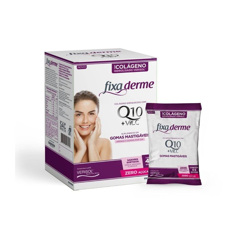 FIXADERME Q10 + VIT .C 45 GOMAS FIXADERME Q10 + VIT .C 45 GOMAS