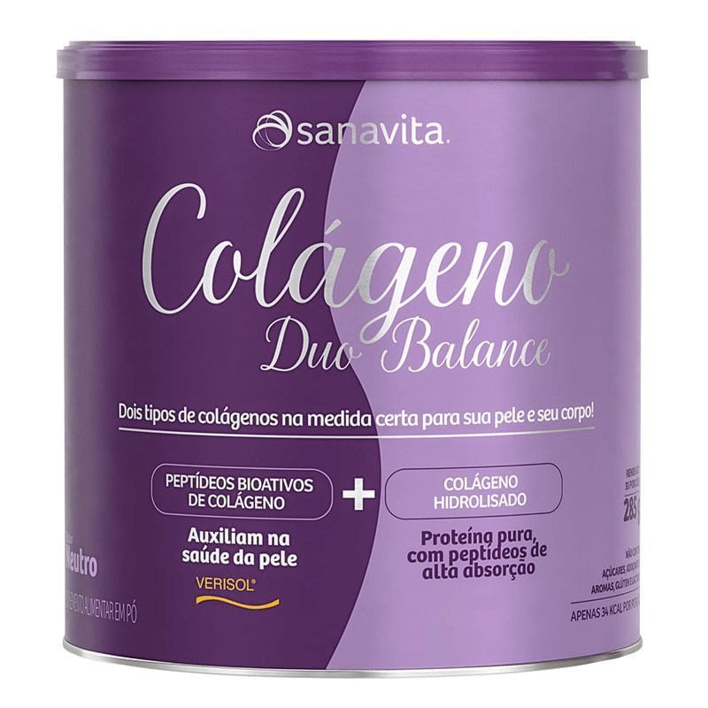 COLAGENO SANAVITA DUO BALANCE 285G NEUTRO COLAGENO SANAVITA DUO BALANCE 285G NEUTRO