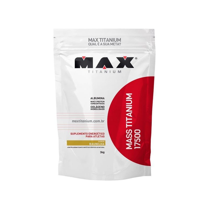 MASS TITANIUM 3KG REFIL BAUNILHA MASS TITANIUM 3KG REFIL BAUNILHA