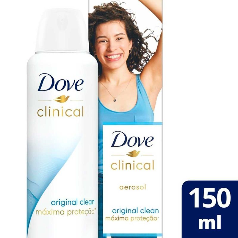 DES AERO DOVE CLINICAL ORIGINAL CLEAN 150ML DES AERO DOVE CLINICAL ORIGINAL CLEAN 150ML