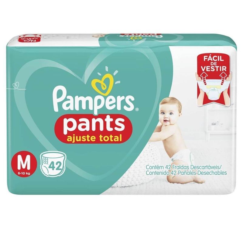 FRALDA PAMPERS PANTS MEGA M 42UNID FRALDA PAMPERS PANTS MEGA M 42UNID