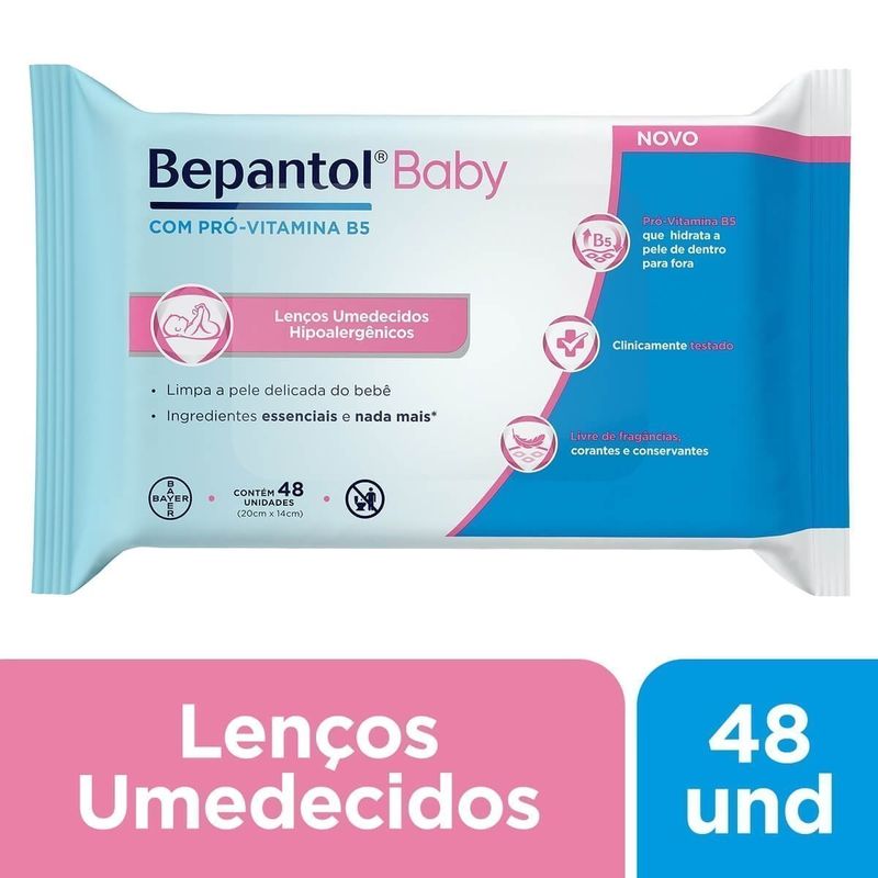 LENCOS UMED BEPANTOL BABY C/48UND LENCOS UMED BEPANTOL BABY C/48UND