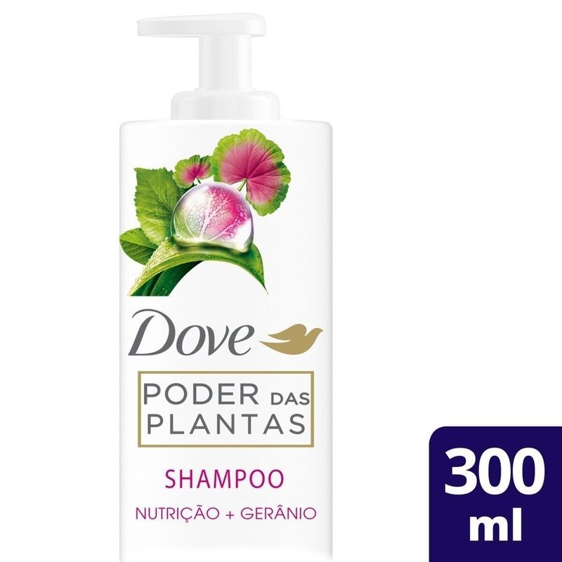SH DOVE PODER DAS PLANTAS NUTRICAO GERANIO 300ML SH DOVE PODER DAS PLANTAS NUTRICAO GERANIO 300ML