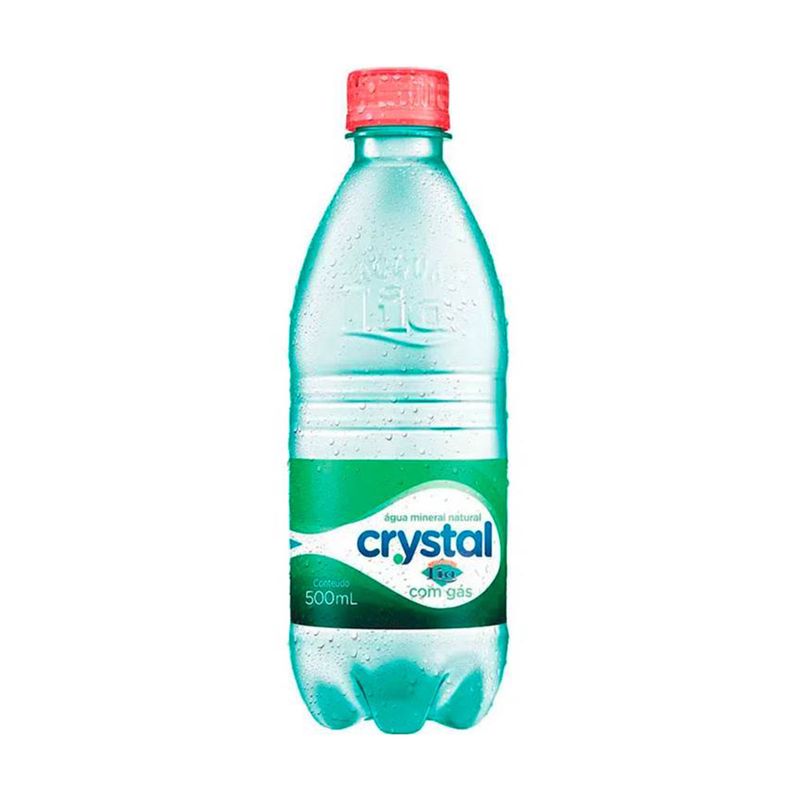 BEBIDA AGUA MINERAL C/GAS CRISTAL LIA 500ML