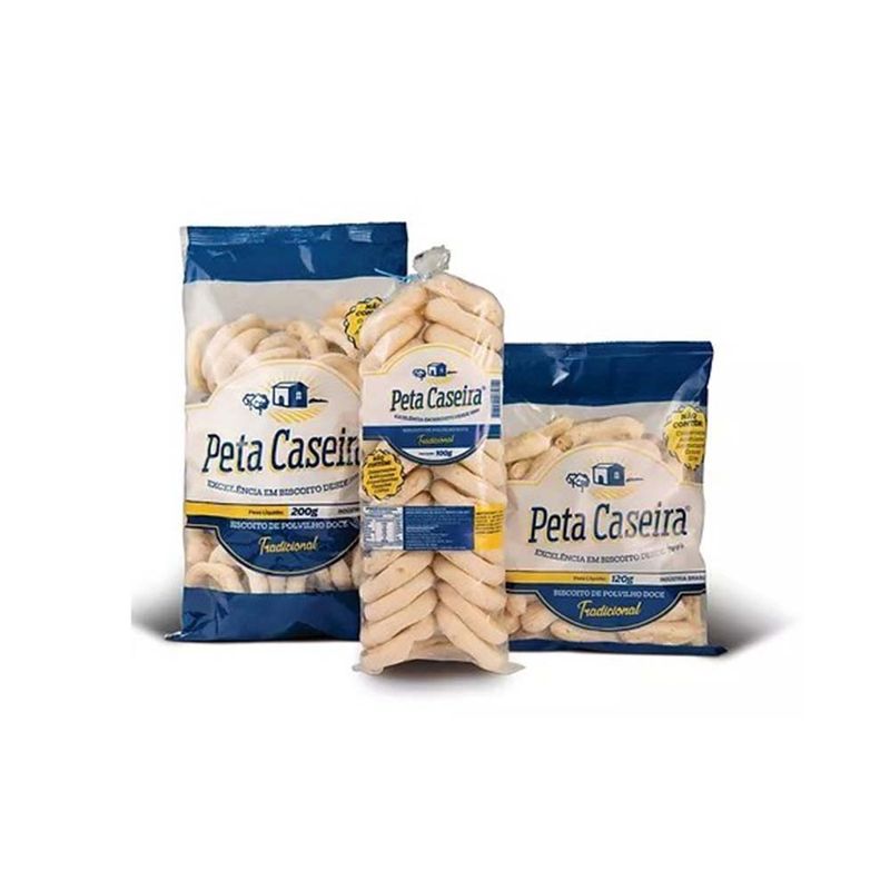 BISCOITO POLVILHO PETA CASEIRA TRADICIONAL 120 G