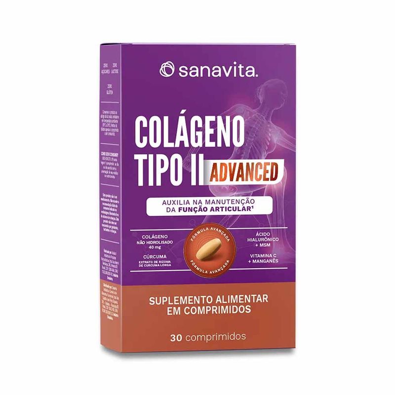 COLAGENO SANAVITA TIPO 2 ADVANCED C/ 30 CAPS