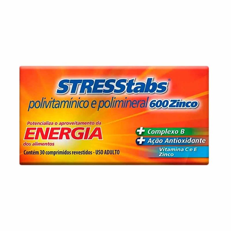 STRESSTABS 30 COMP STRESSTABS ZINCO 600 30 COMP