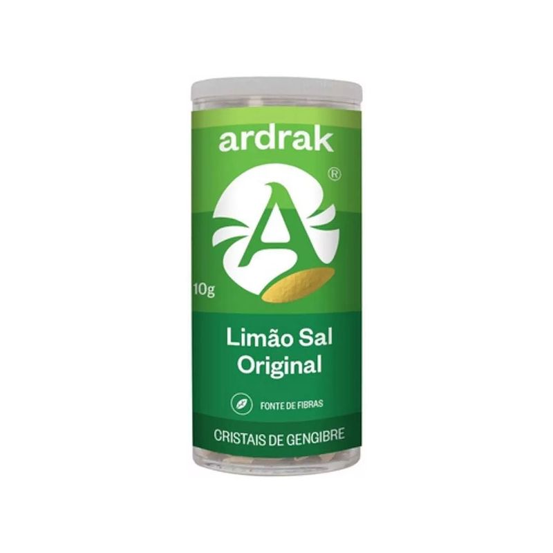 CRISTAIS DE GENGIBRE ARDRAK LIMAO E SAL 10G